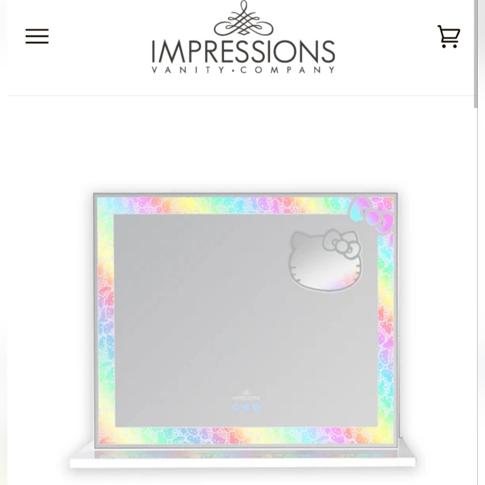 IMPRESSIONS x HELLO KITTY‎ RGB Plus LED "All Over" Vanity Mirror